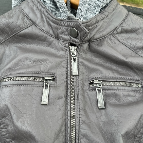 J2 Vegan Friendly Faux Leather Jacket Womens Sz M - Picture 7 of 7